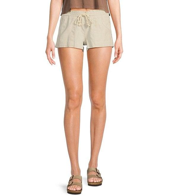 Roxy Oceanside Linen Blend Shorts Product Image