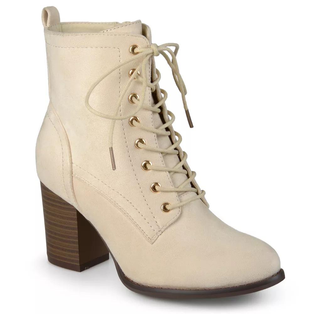 Journee Baylor Women's Block Heel Ankle Boots,  Product Image