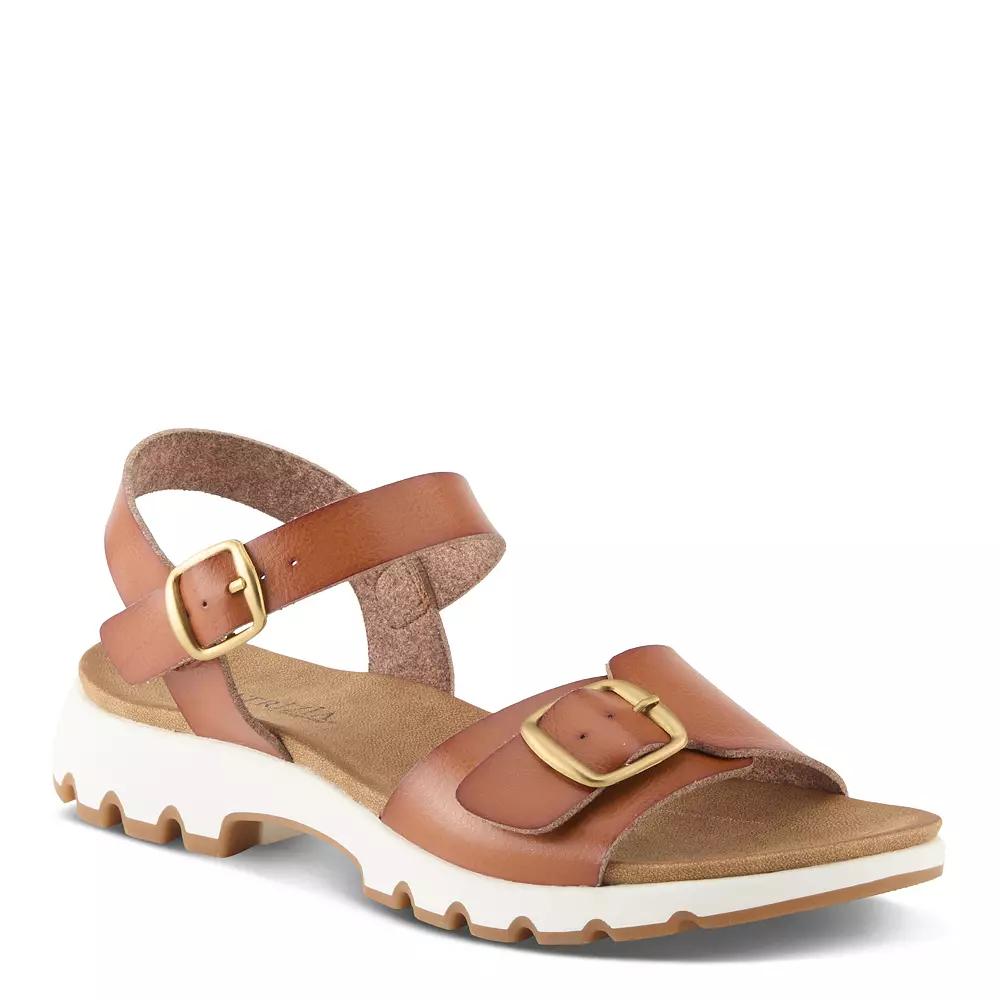 Patrizia Women's Bunch Flat Sandals, Size: 41, Brown Product Image