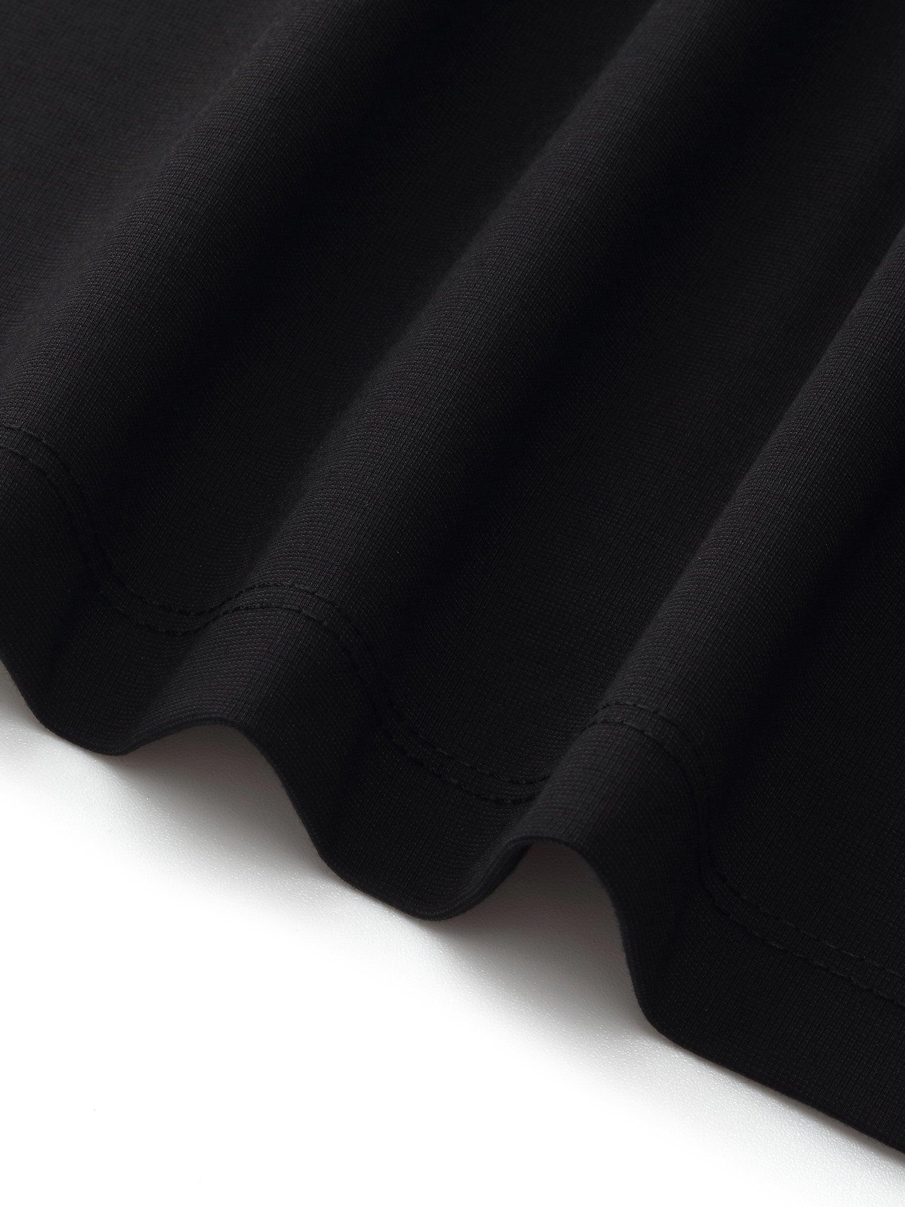 Tencel Blend Contrast Trim Women Knit Mini Dress Product Image