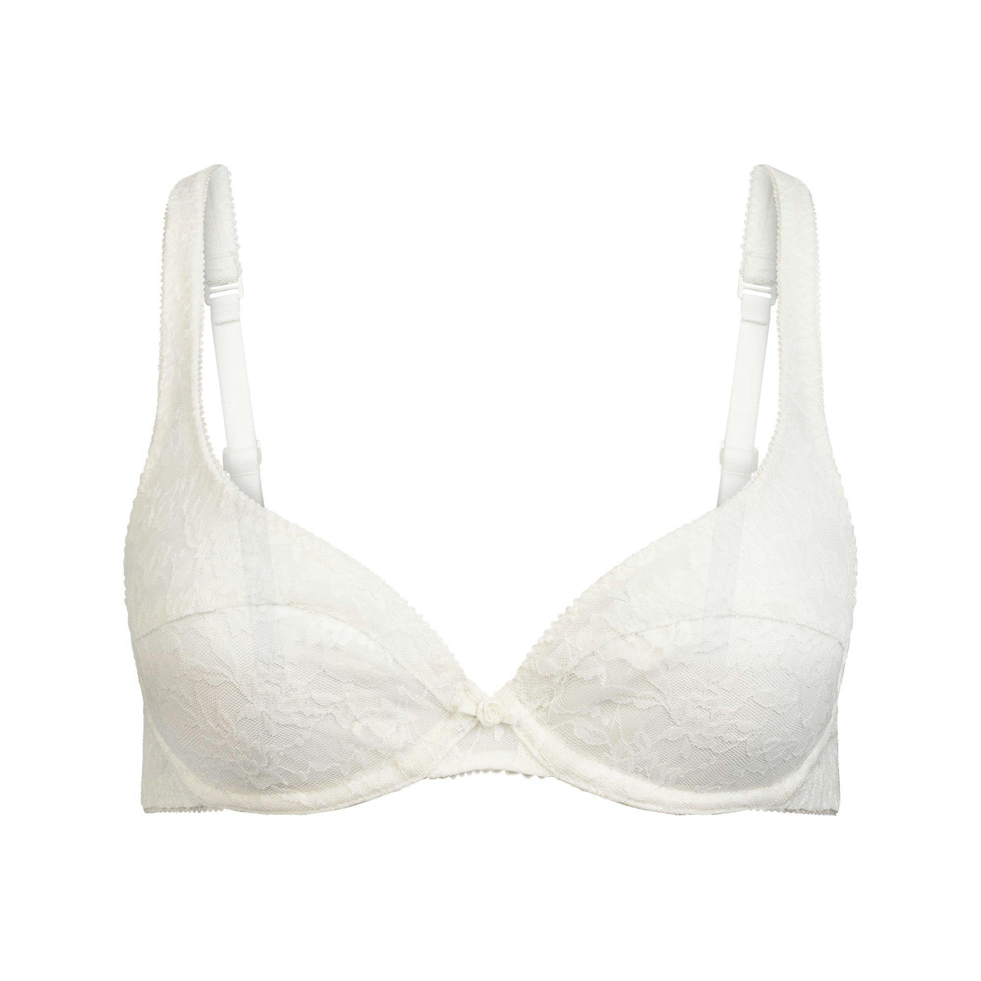 VINTAGE BRAS LACE UNLINED BRA | MARBLE Product Image