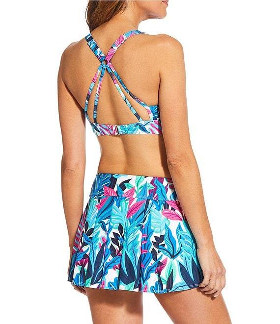 Athena Next by Athena Rainforest Courtside Pleated Back Swim Skirt Product Image
