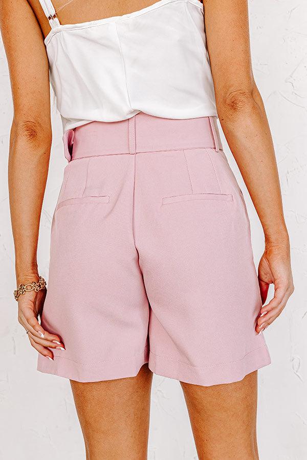 Pastries In Paris High Waist Shorts Product Image