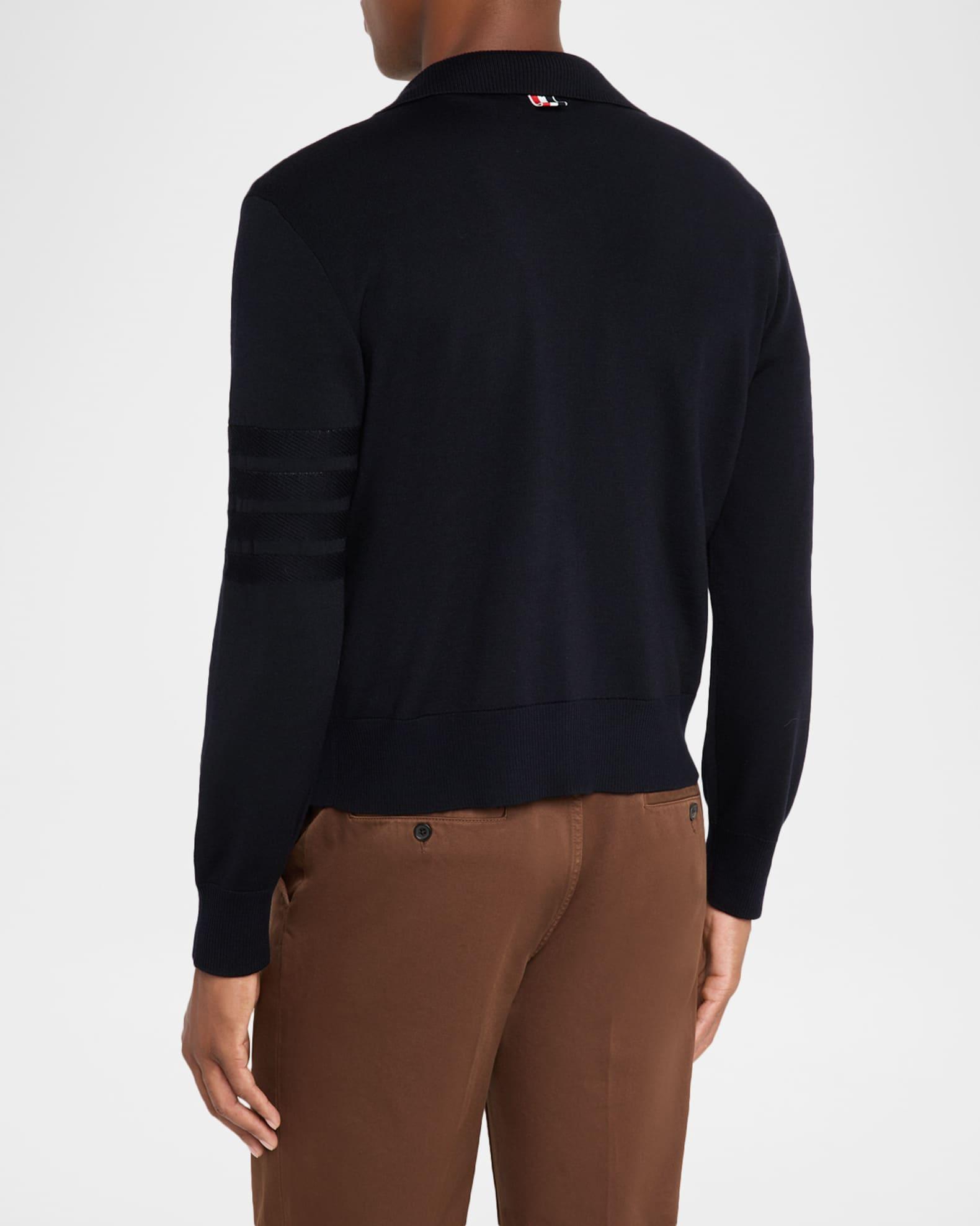 Men's Double-Face Knit Full-Zip Sweater Product Image