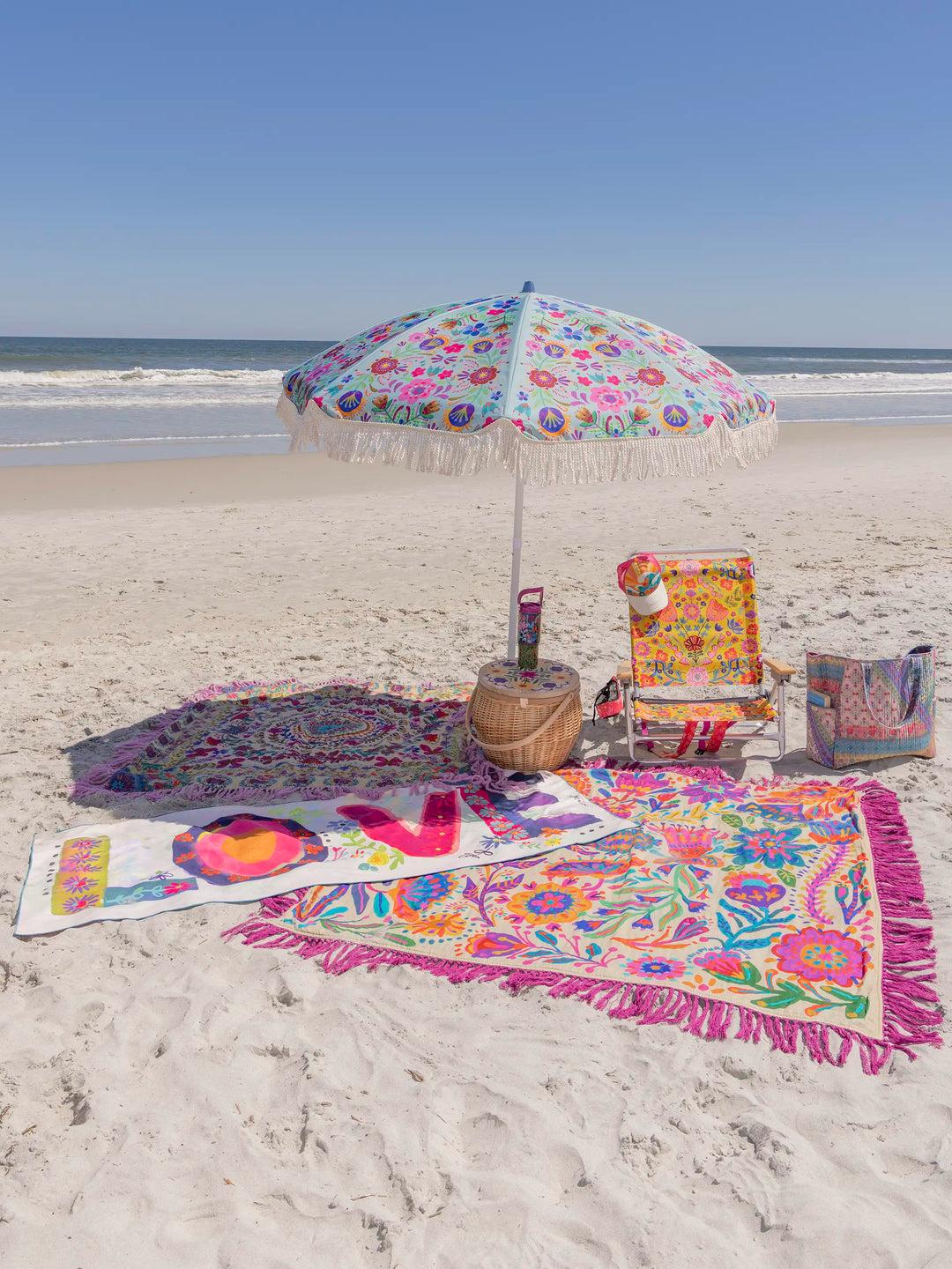 Double-Sided Microfiber Beach Towel Product Image