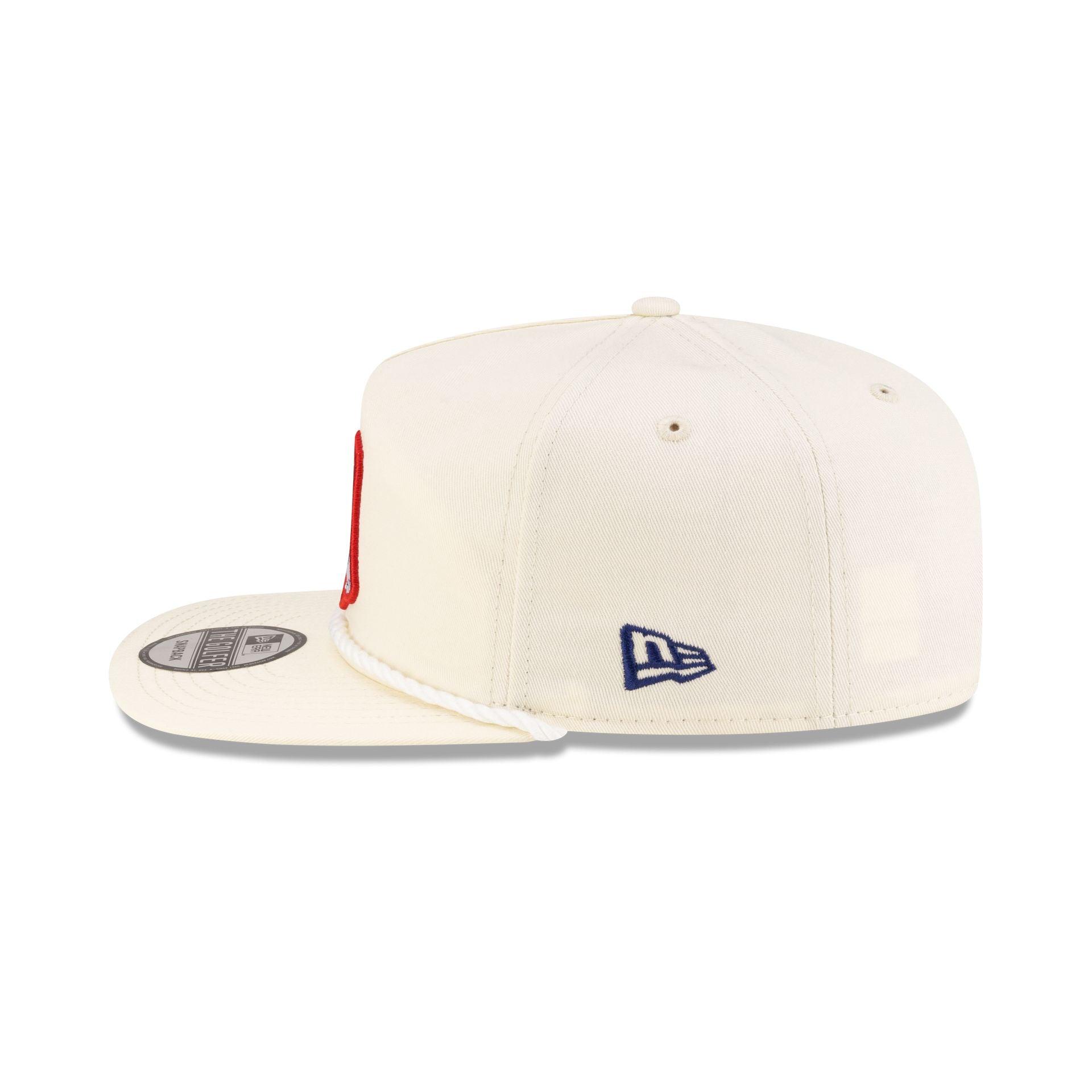 Los Angeles Dodgers 1984 Olympics Chrome White Golfer Hat Male Product Image