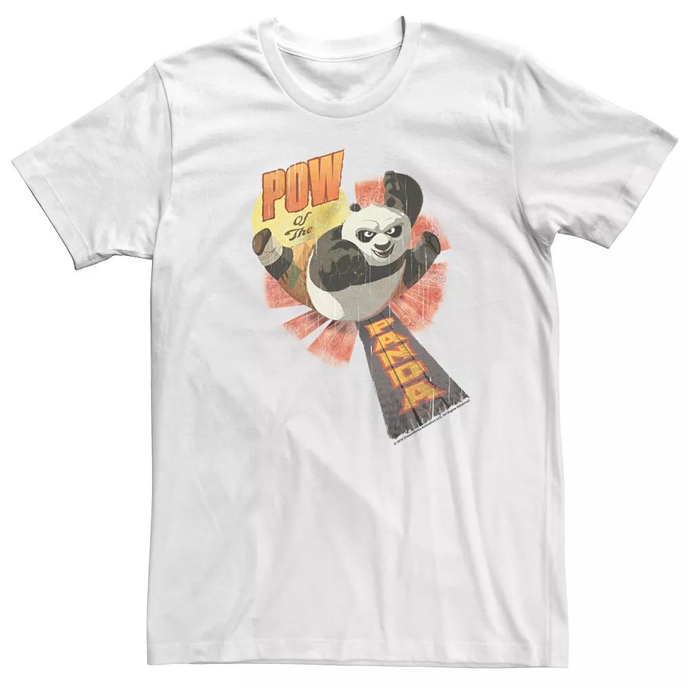 Men's Kung Fu Panda Pow Of The Panda Action Pose Portrait Tee,  Product Image