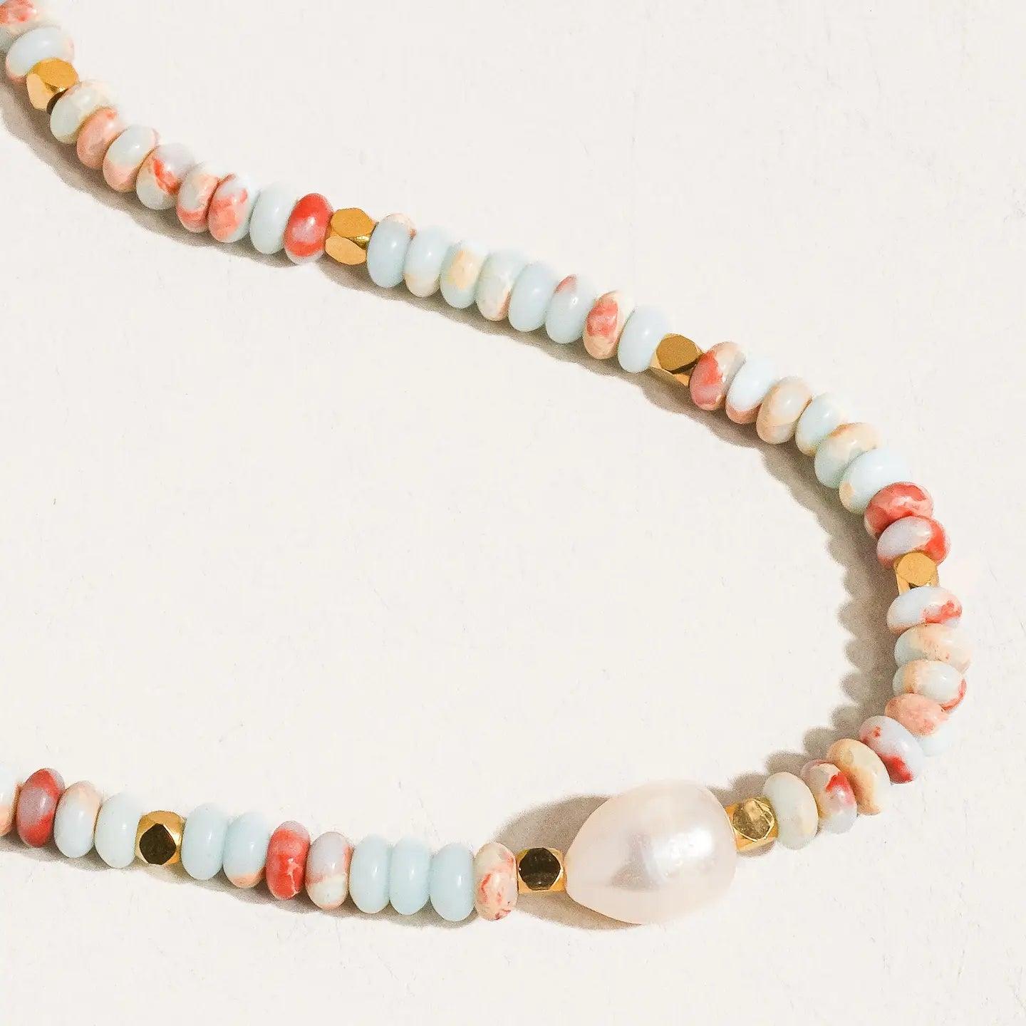 Boho Beaded Necklace Product Image