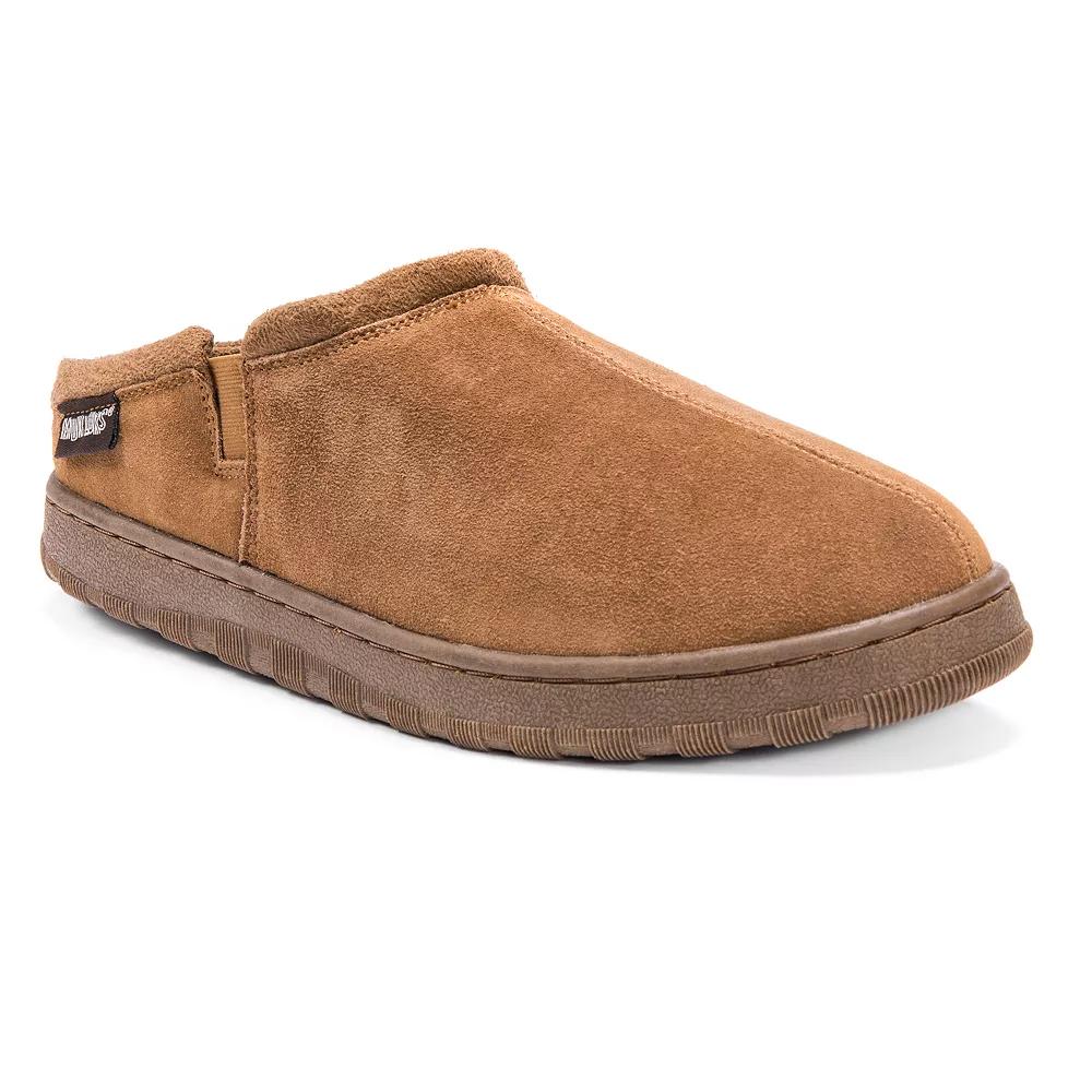 MUK LUKS Matt Men's Printed Berber Suede Clog Slippers,  Product Image