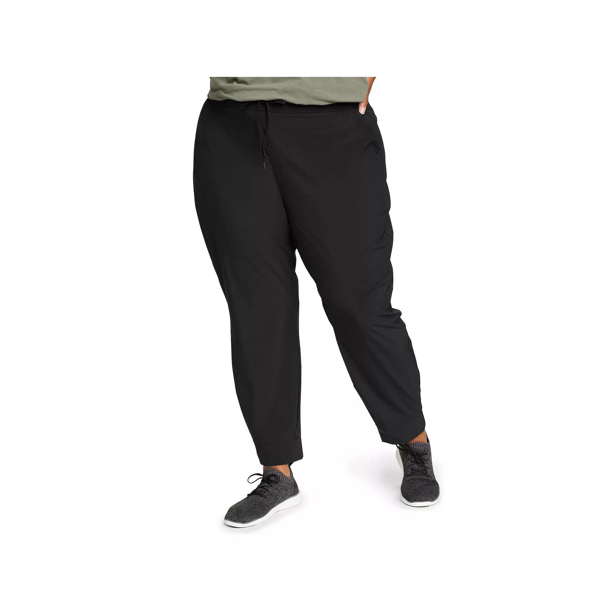 Plus Size Eddie Bauer Departure Joggers, Women's, Size: 3XL, Black Product Image