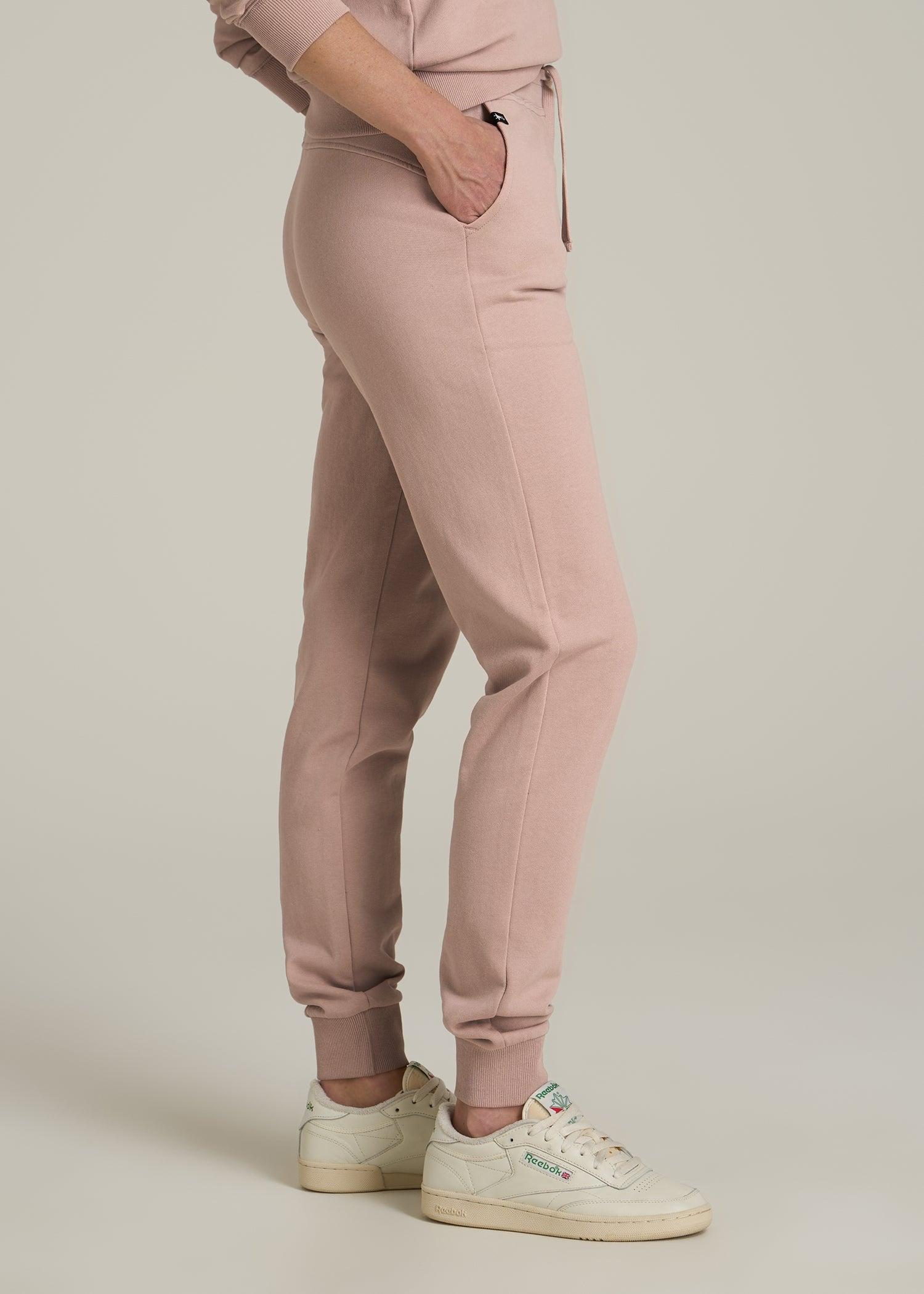 Wearever 2.0 French Terry Joggers for Tall Women in Desert Rose Female Product Image