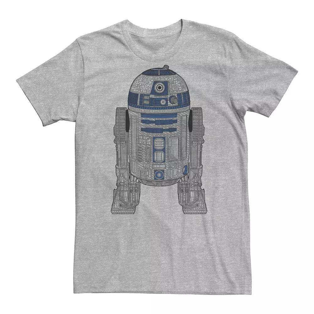 Men's Star Wars R2-D2 Line Art Fill Graphic Tee,  Product Image