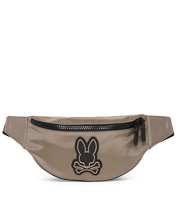 Psycho Bunny Hip Canvas/Buffed Leather Bag Product Image