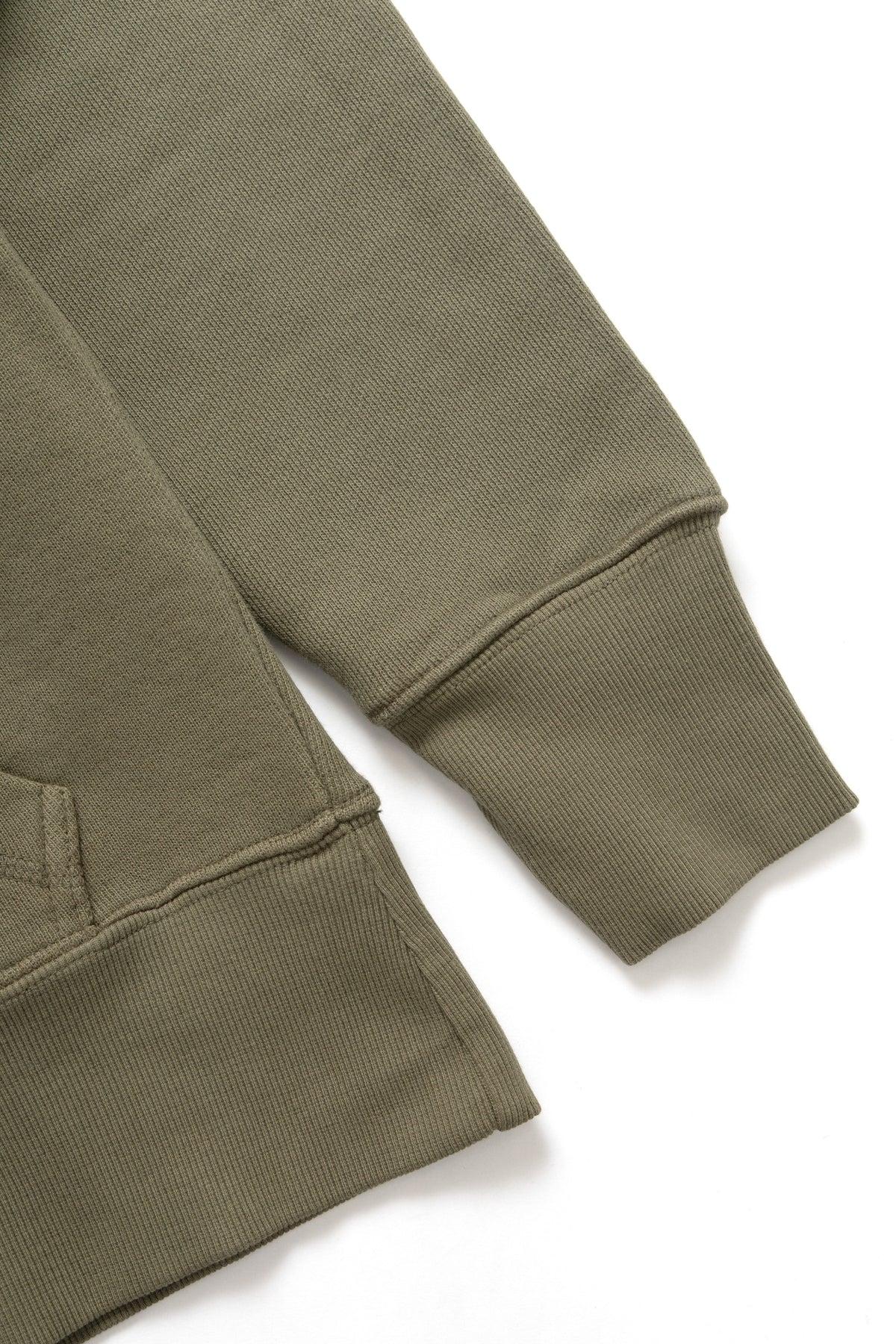 Arch Logo Zip Hoodie - Olive Product Image
