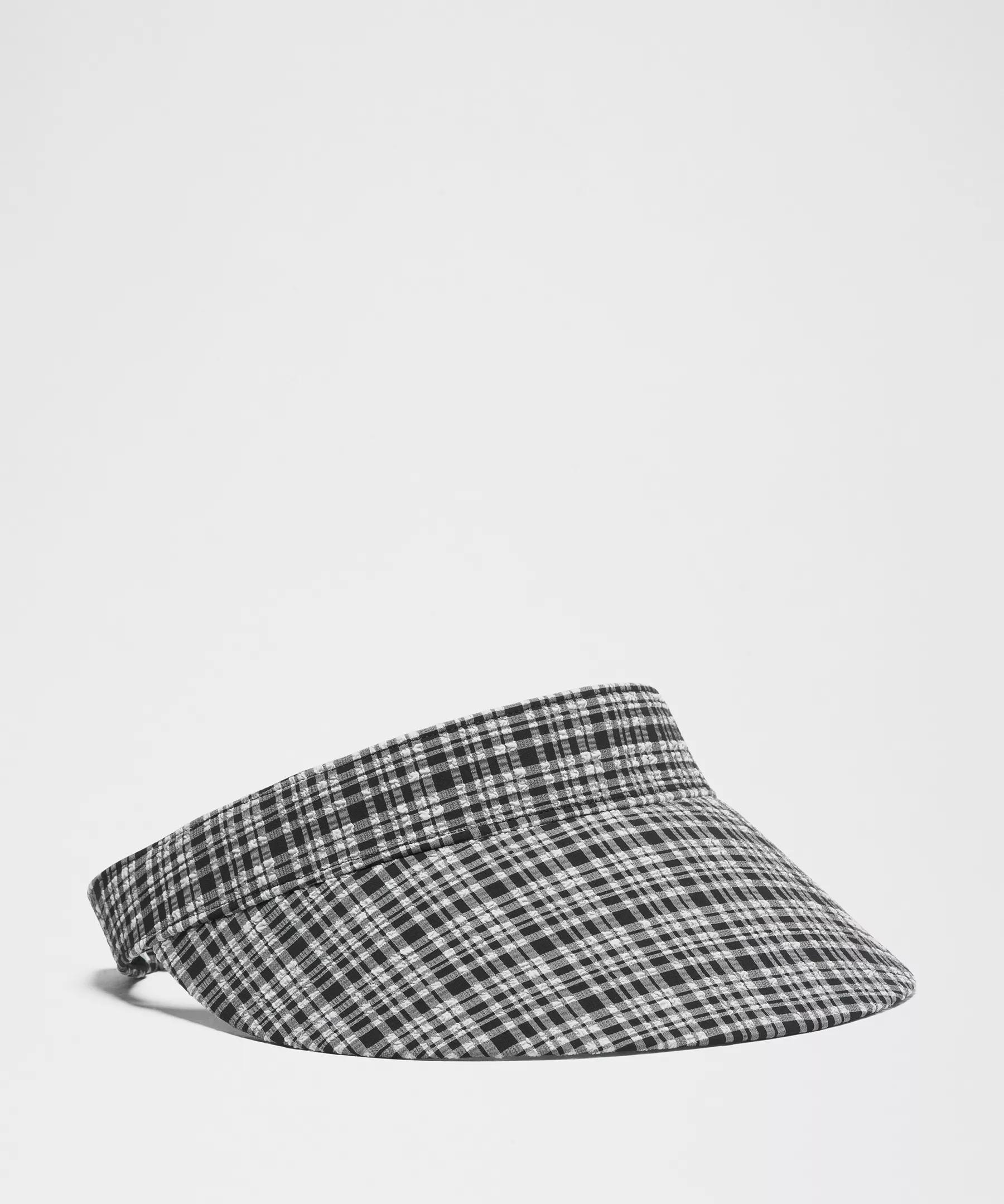 Women's Seersucker Check Removable Sweatband Visor Product Image