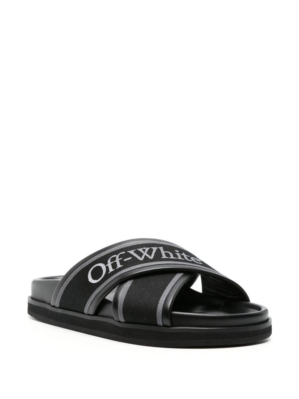 Cloud criss-cross strap slides Product Image