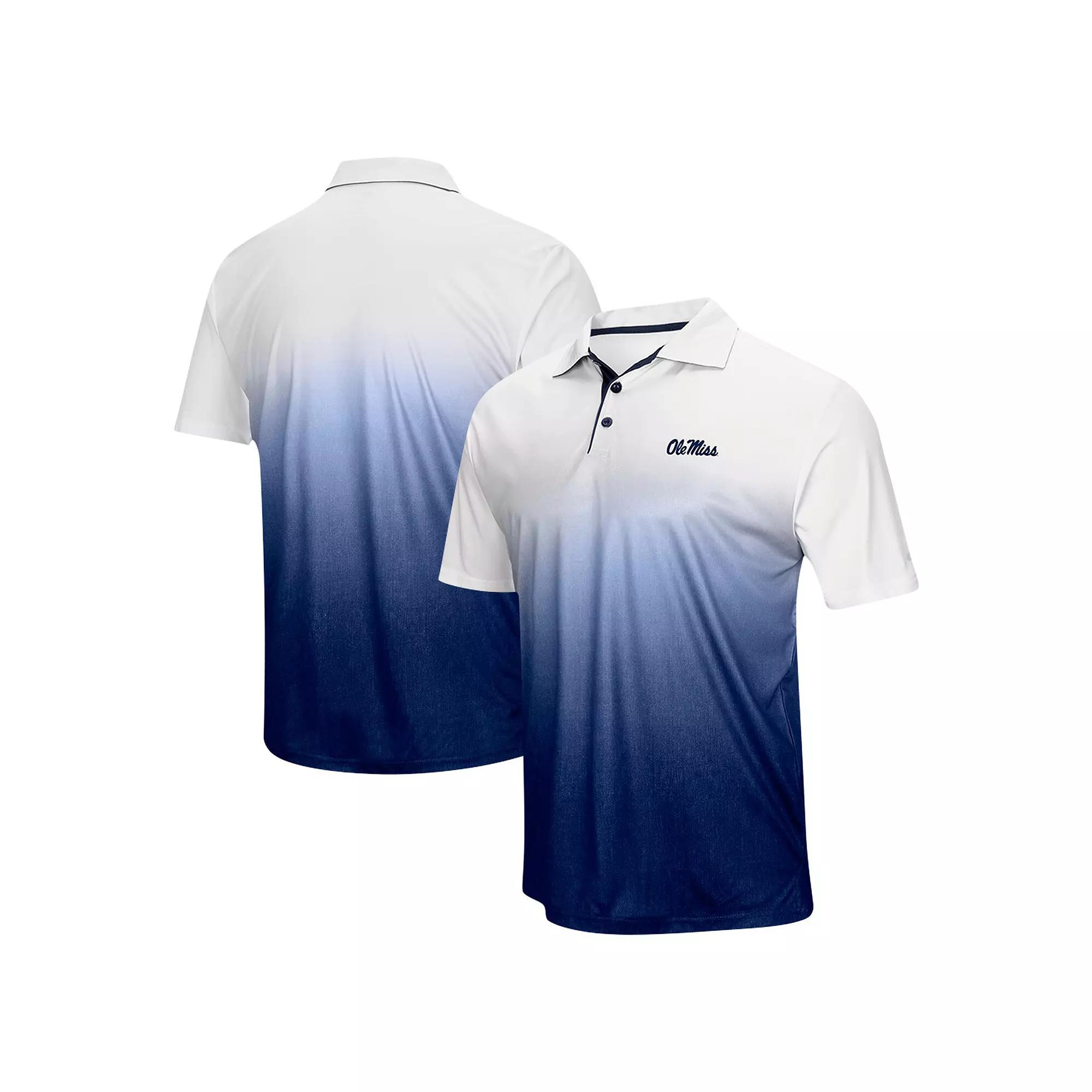 Ole Miss Rebels Colosseum Navy Magic Team Logo Polo, Men's, Size: XXL, Blue Product Image
