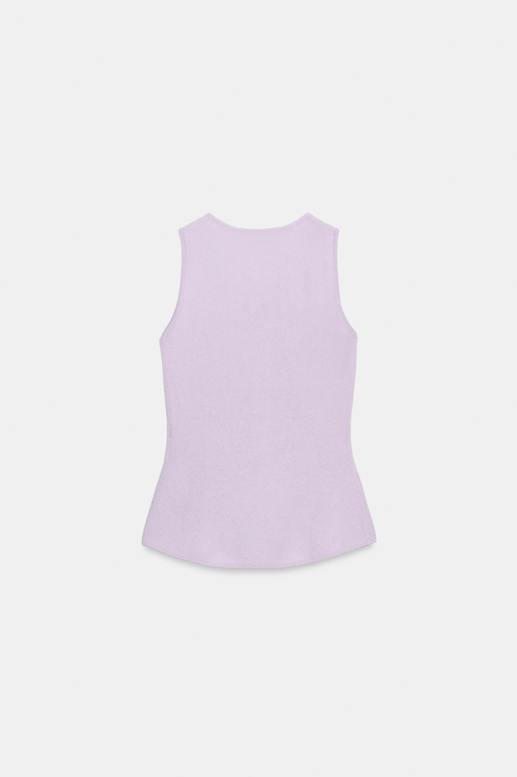 RUFFLED KNIT TOP Product Image