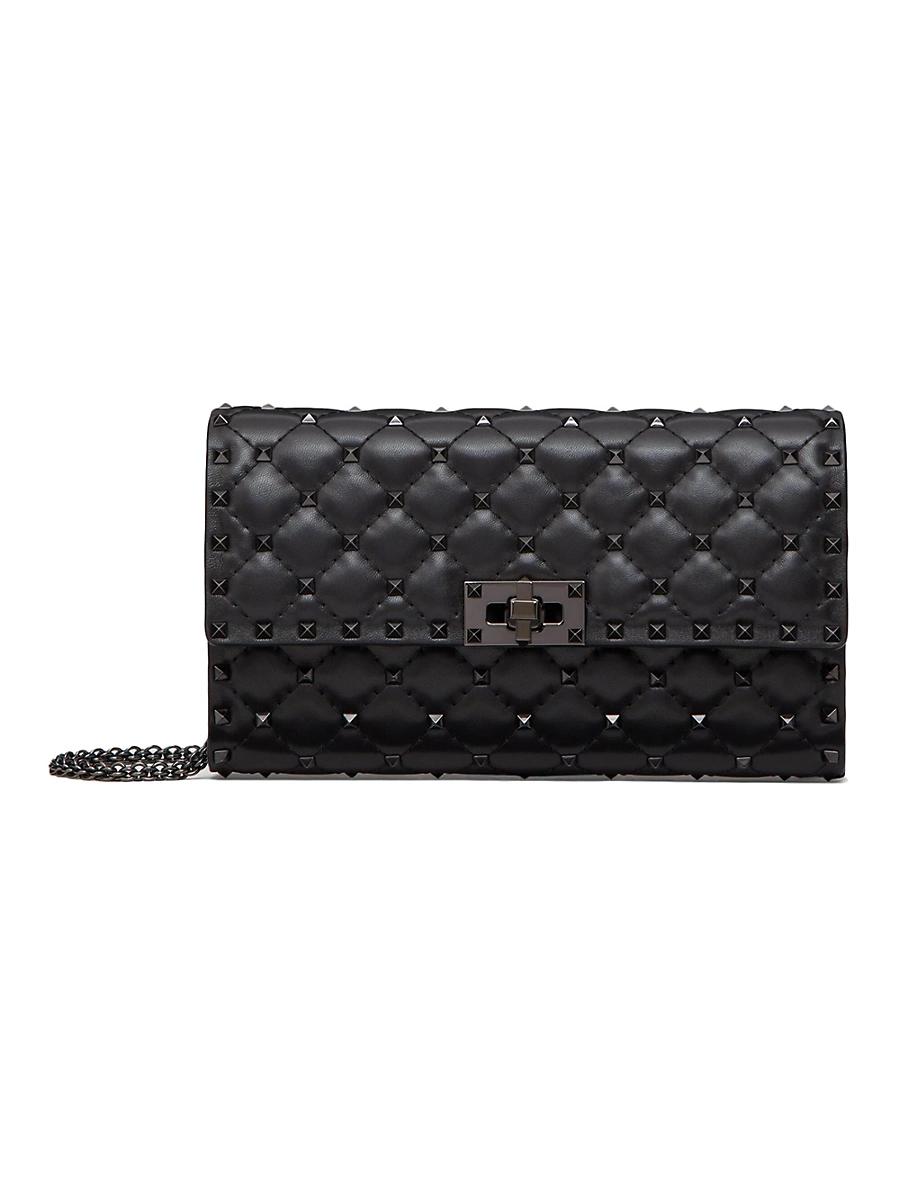 Womens Rockstud Spike Crossbody Nappa Leather Bag Product Image