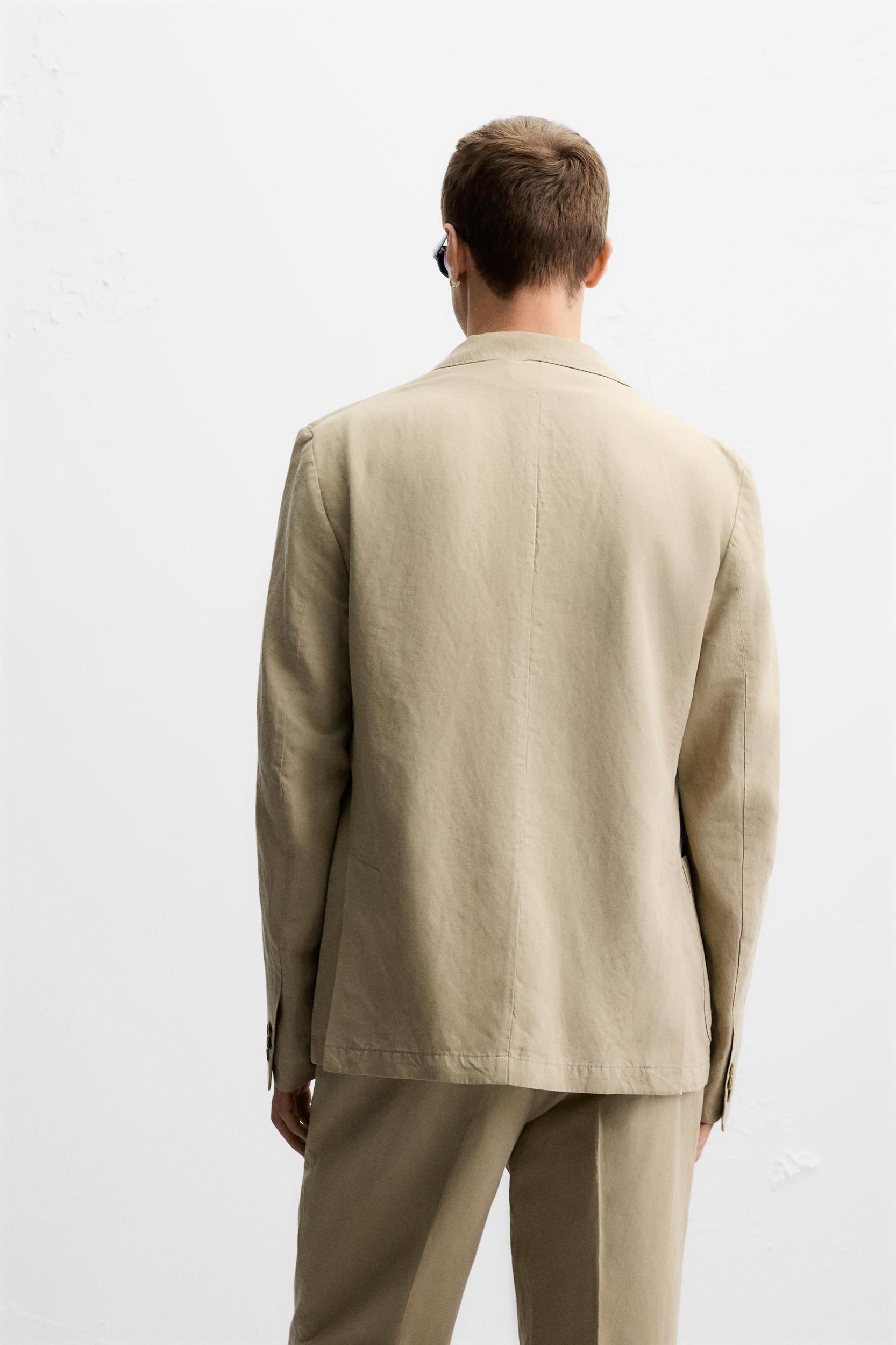 WASHED SUIT BLAZER Product Image