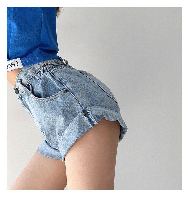 Rolled Denim Hot Shorts in 5 Colors Product Image