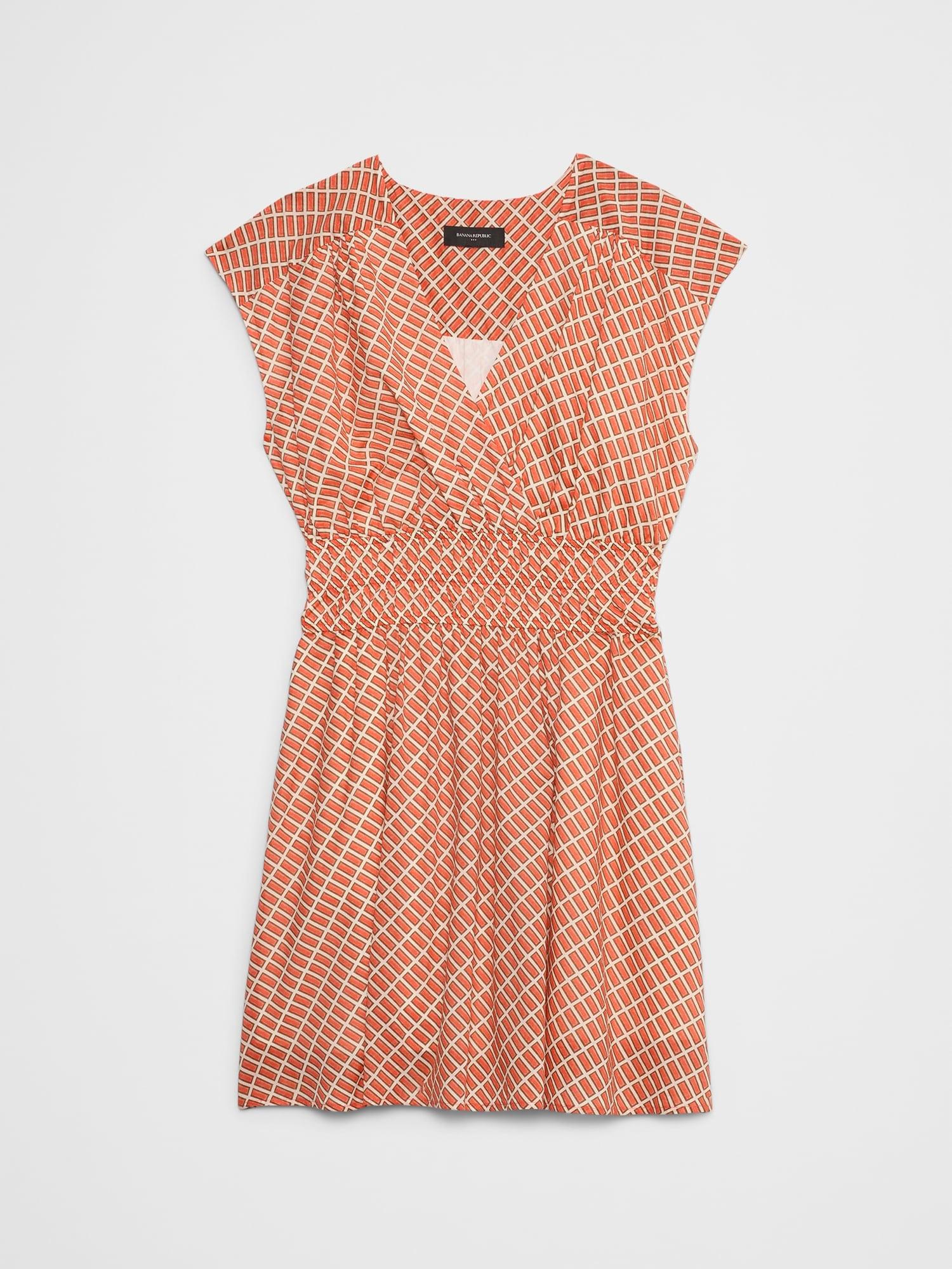 Textured Shirred Mini Dress Product Image
