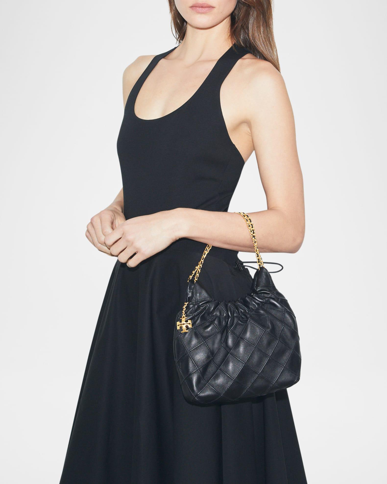 Fleming Mini Quilted Leather Hobo Bag Product Image