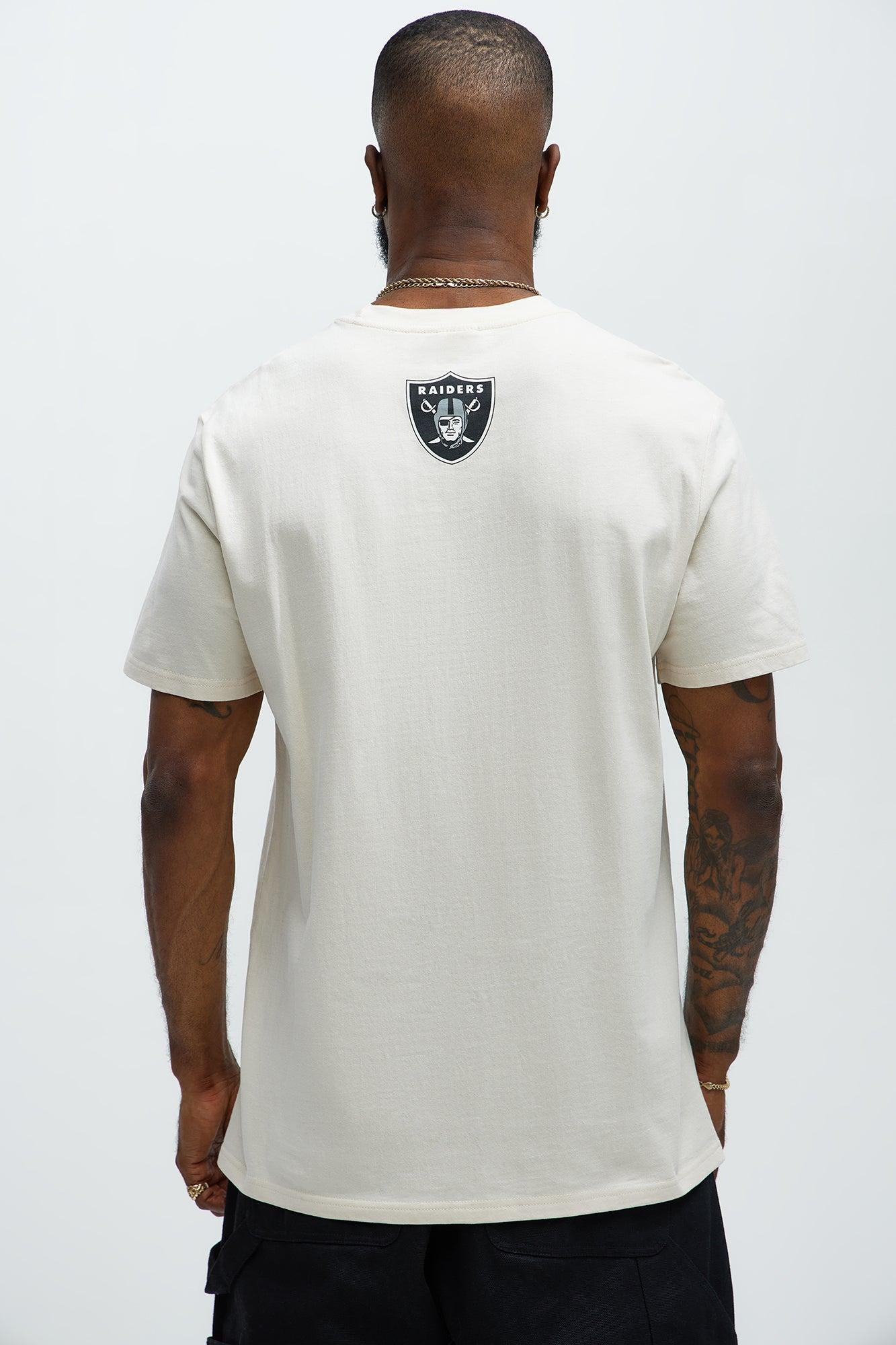 Raiders Upfront Short Sleeve Tee - White Product Image