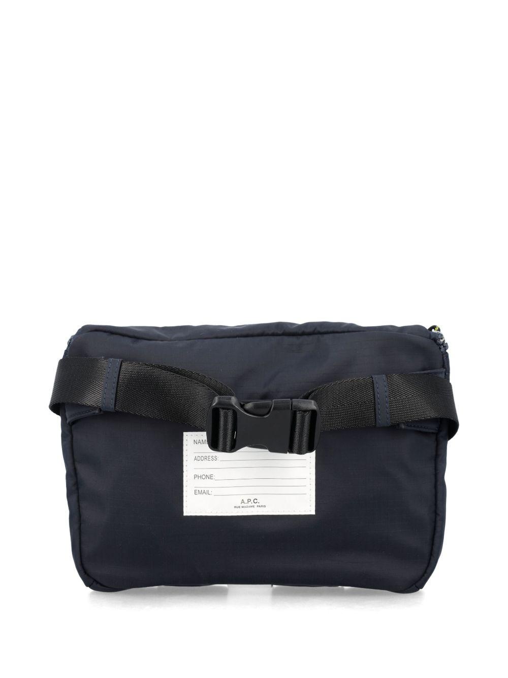 APC A.p.c. Banane Trek Shoulder Bag In Dark Navy Product Image