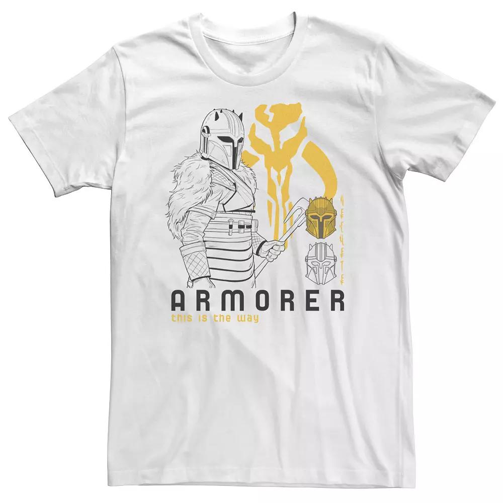 Big & Tall Star Wars The Mandalorian Armorer Line Art Tee, Men's,  Product Image