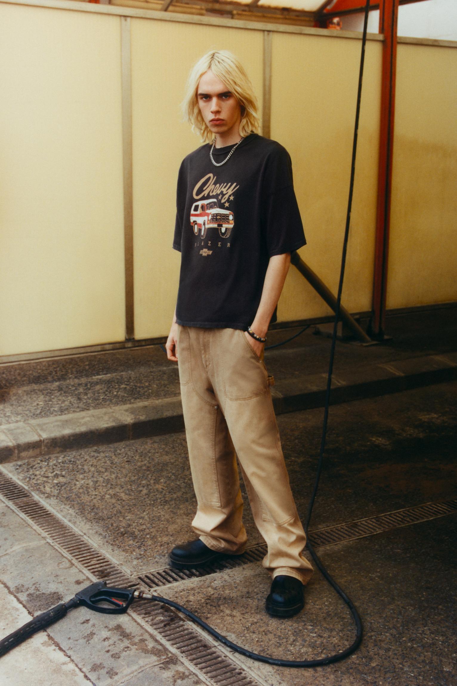 Brown carpenter pants Product Image