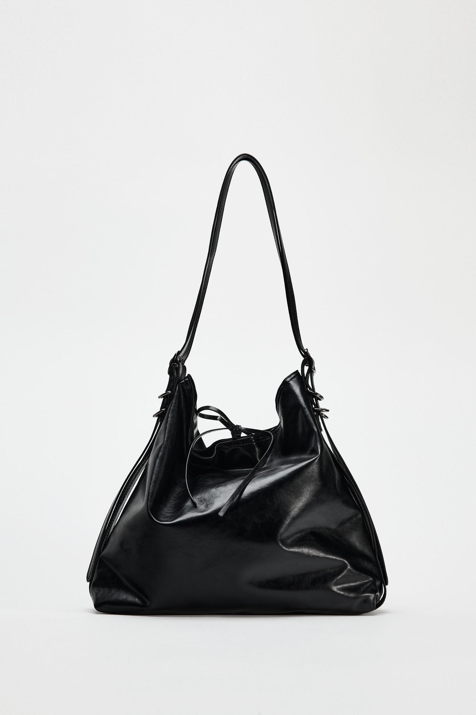 BUCKET BAG WITH BUCKLES Product Image