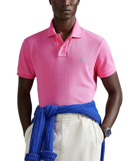 Polo Ralph Lauren Classic Fit Solid Cotton Mesh Polo Shirt Product Image