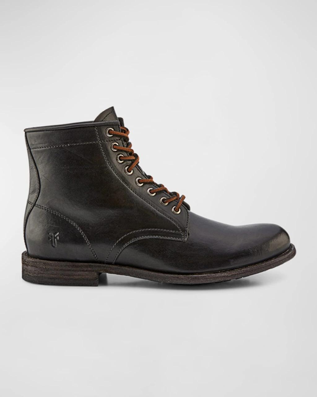 Men's Tyler Leather Lace-Up Boots Product Image