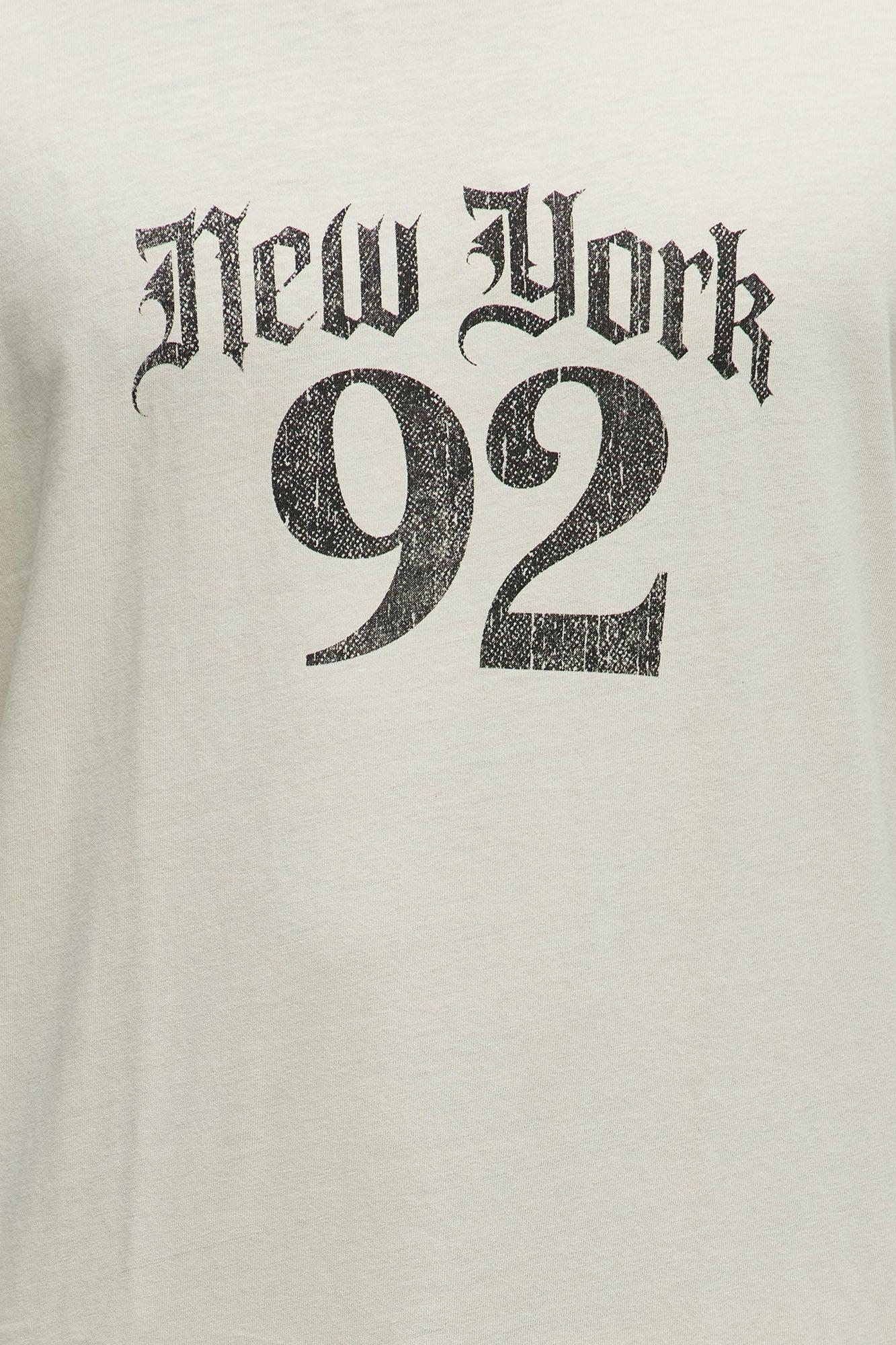 Rebel NYC 92 Oversized Short Sleeve Tee - Cream Male Product Image