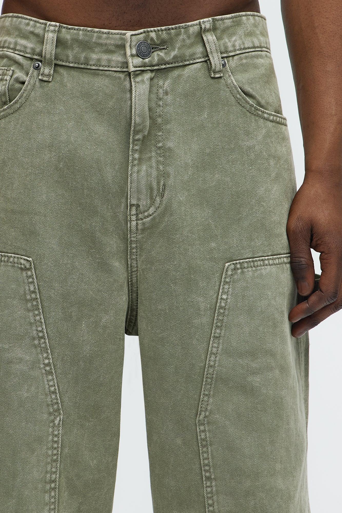 Lakewood Carpenter Baggy Jeans - Green Product Image