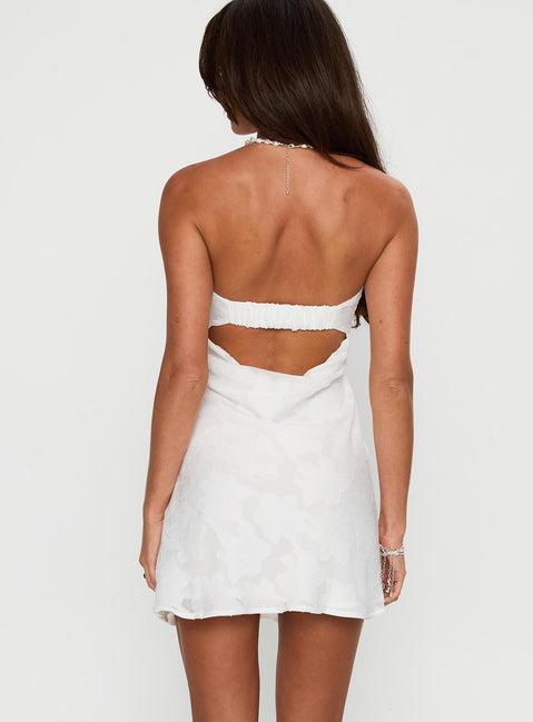 Phillipa Mini Dress White Floral Product Image