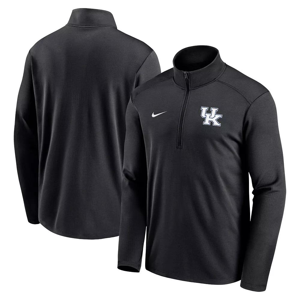 Men's Nike Navy West Virginia Mountaineers Primetime Pacer Performance Half-Zip Top,  Product Image