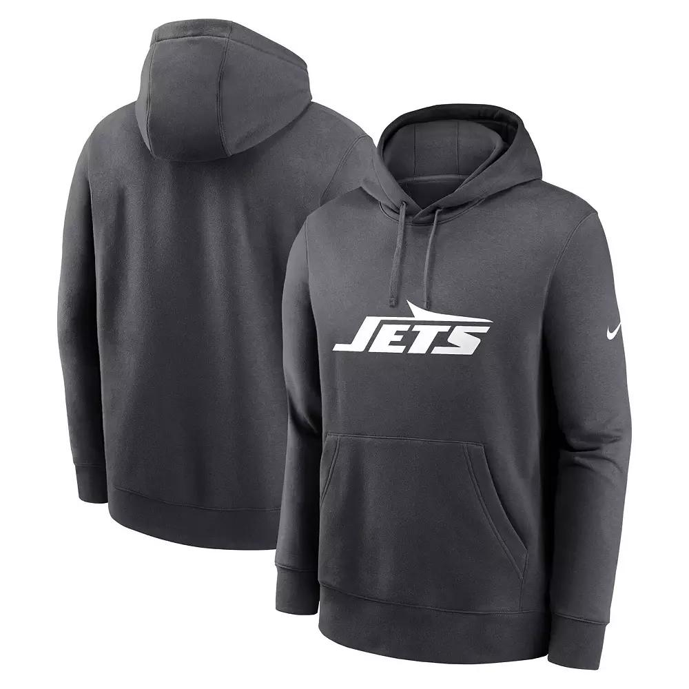 Men's Nike Navy New England Patriots Club Logo Pullover Hoodie,  Product Image