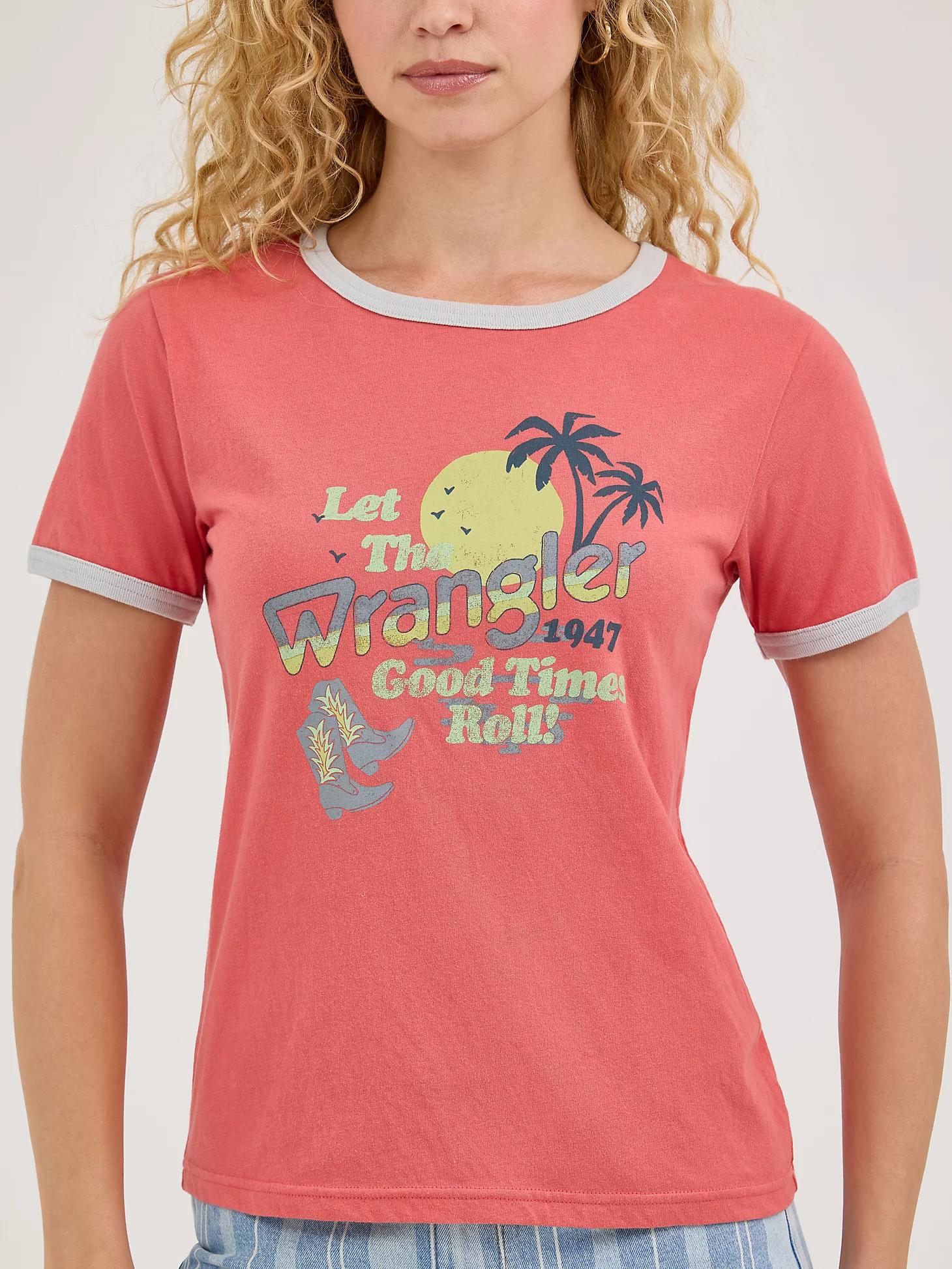 Women's Tranquil Ringer Tee | Women's TOPS | Wrangler® Product Image