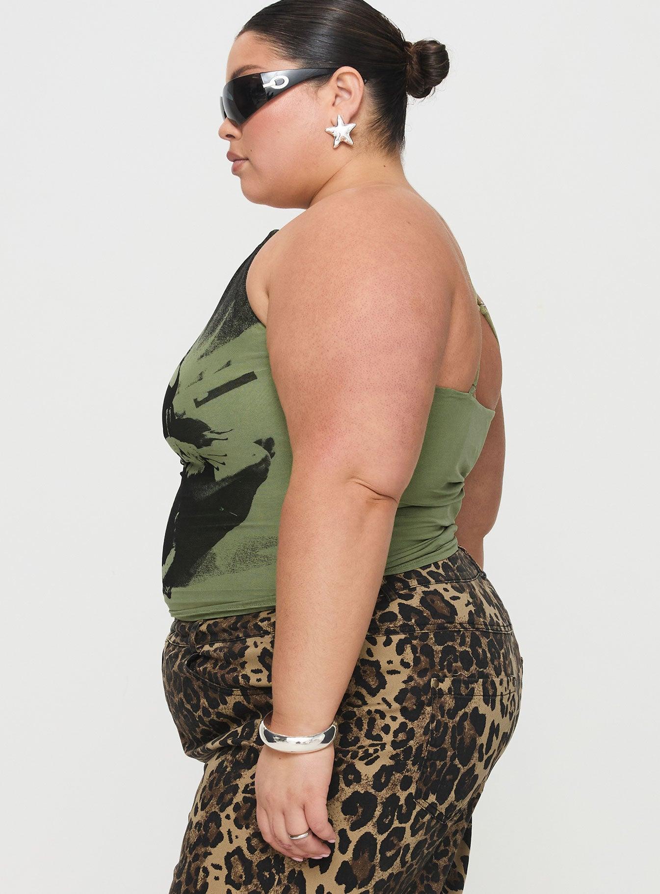 Miekie Top Green Curve Product Image