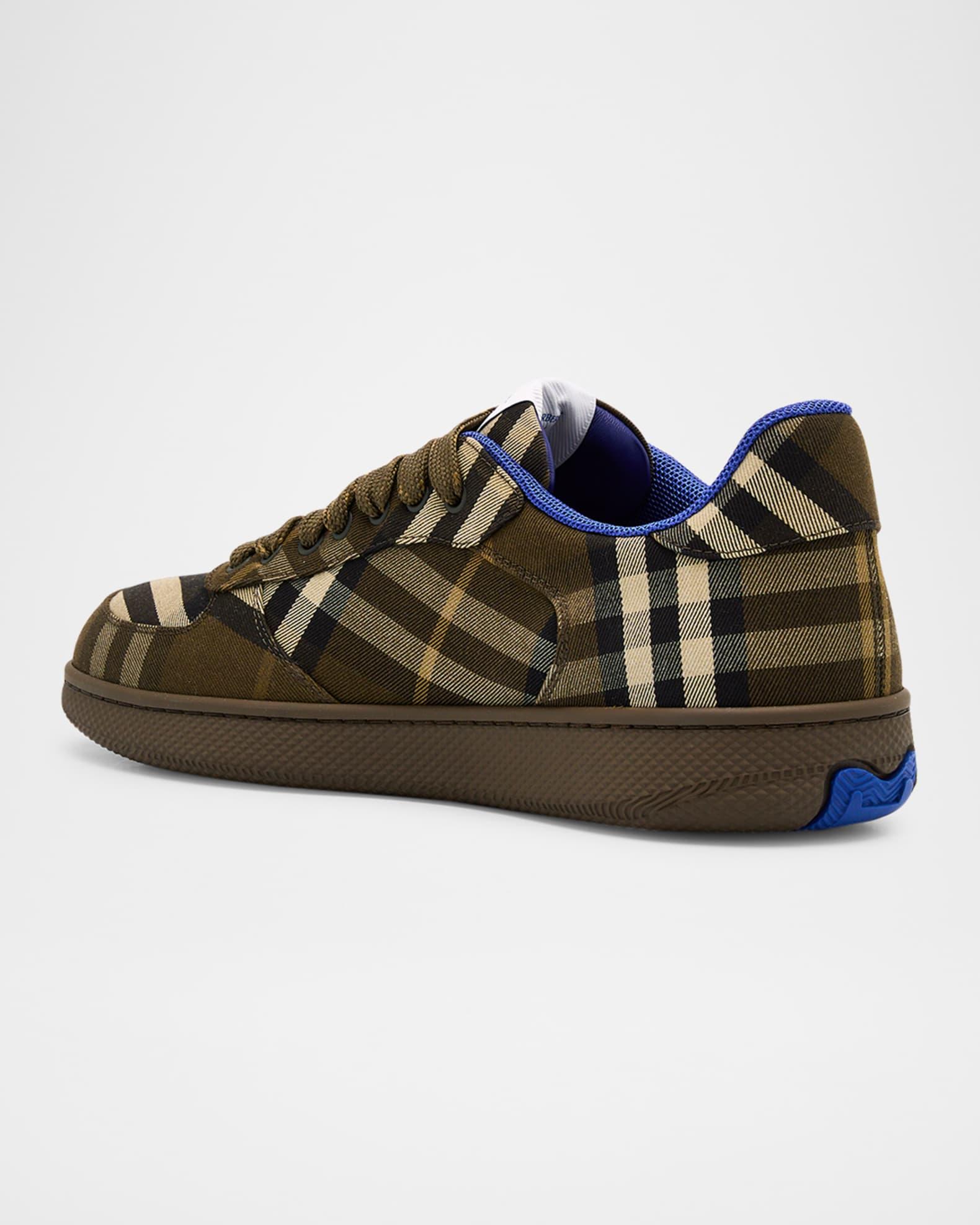 Men's Terrace Check Low-Top Sneakers Product Image