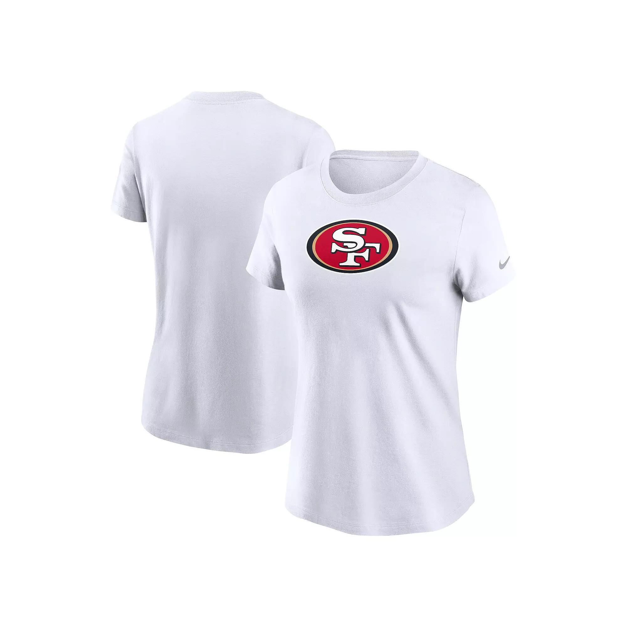 Women's Nike White San Francisco 49ers  Primary Logo T-Shirt, Size: Small Product Image