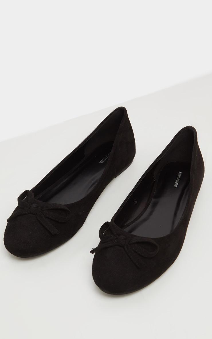 Black Round Toe Ballet Product Image