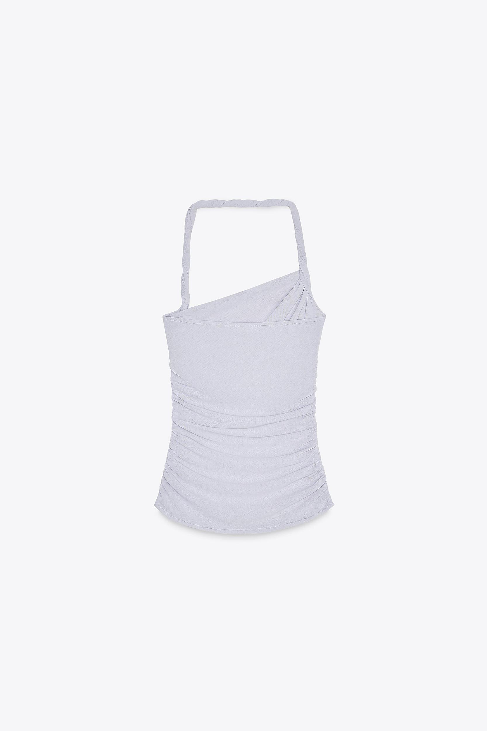 ASYMMETRIC HALTER TOP Product Image