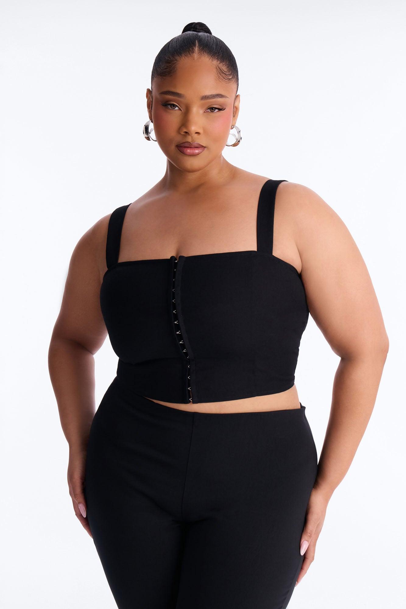 Tan Lines Smocked Linen Top - Black Female Product Image