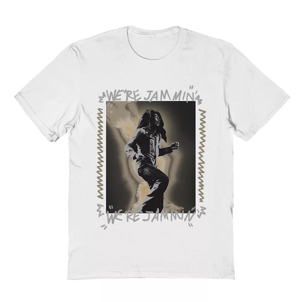 Men's Bob Marley Were Jammin Photo Sepia Graphic Tee, Adult Unisex,  Product Image