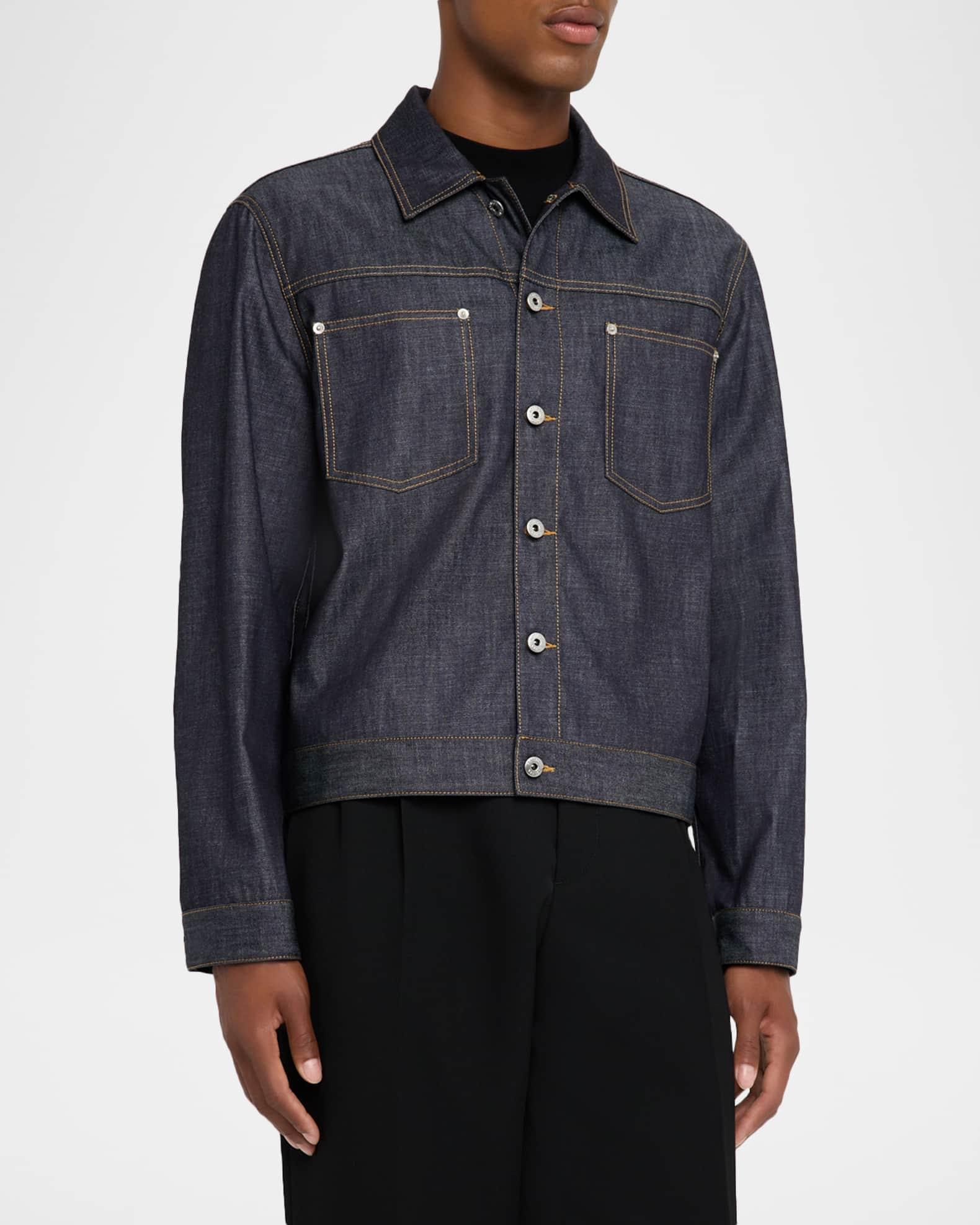 Men's Indigo Denim Jacket  Product Image