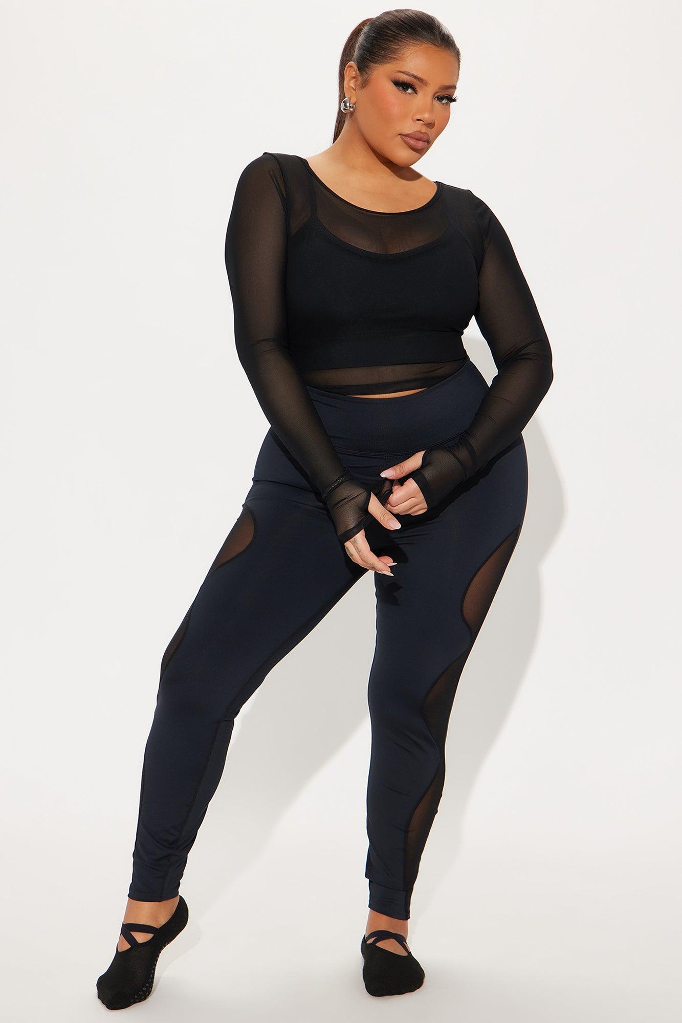 Pedals and Poses Elevate Active Twofer Top - Black Product Image