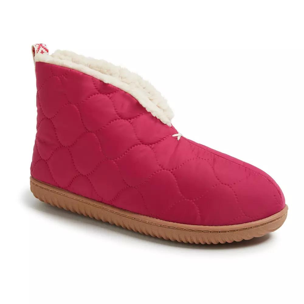 Dearfoams Warm Up Women's Ankle Boot Slippers,  Product Image